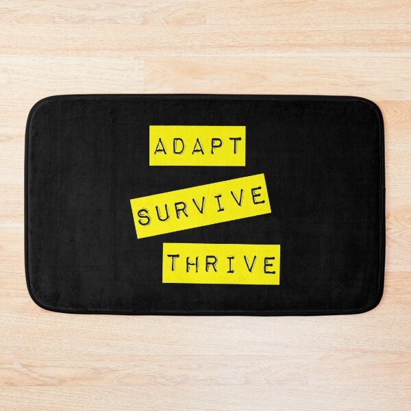 Item preview, Adapt Survive Thrive - Yellow - Survival designed and sold by SirenSeventyOne.