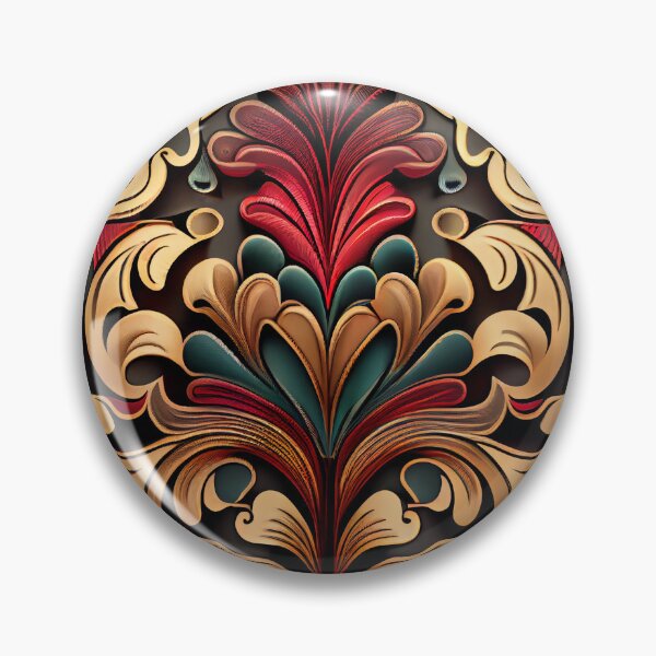 Item preview, Aggressive New Traditional Pattern Digital Painting designed and sold by CodeAndColors.