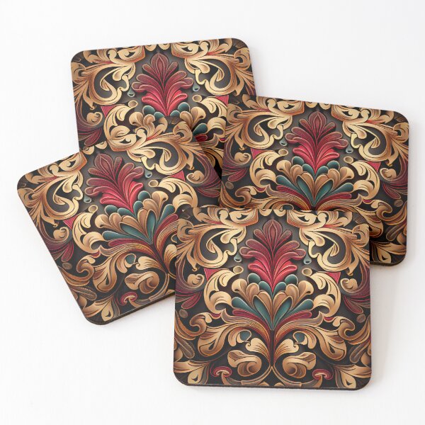 Item preview, Aggressive New Traditional Pattern Digital Painting designed and sold by CodeAndColors.