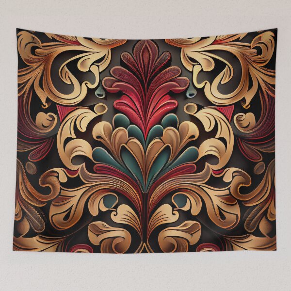Item preview, Aggressive New Traditional Pattern Digital Painting designed and sold by CodeAndColors.