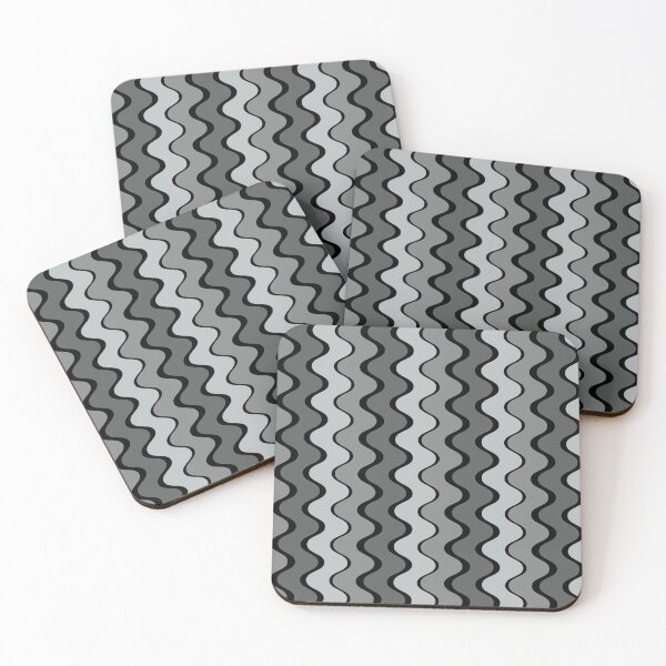 Item preview, gray vertical waves designed and sold by SunGraphicArt.