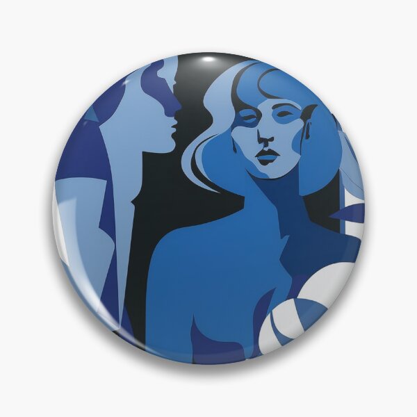 Item preview, Character shape in blue cutout designed and sold by jsebouvi.