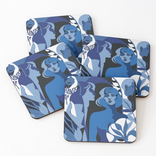 Item preview, Character shape in blue cutout designed and sold by jsebouvi.