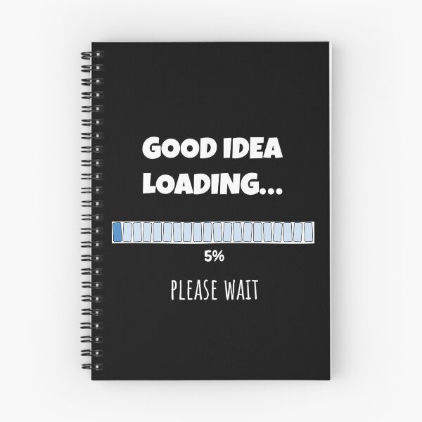 Item preview, Good Idea Loading... Please wait | Funny and witty loading bar text design designed and sold by ArtworkbyEmmy.