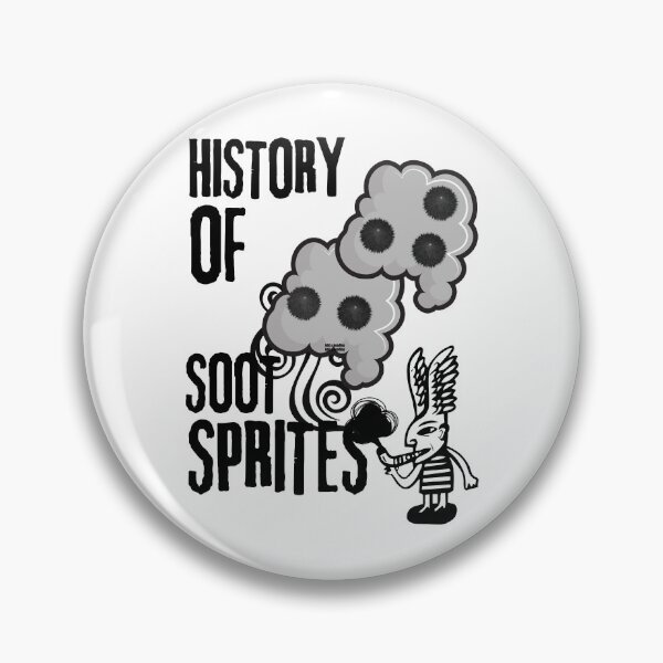 Item preview, The history of the soot sprite, funny cartoon Japanese black soot. designed and sold by HoneyMilkTeex.