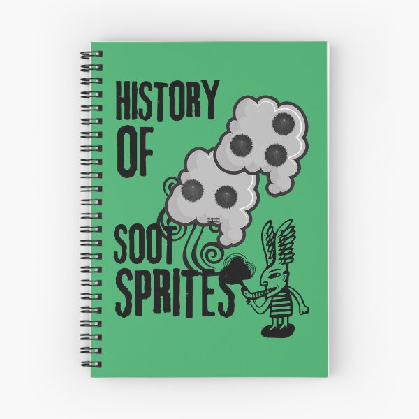 Item preview, The history of the soot sprite, funny cartoon Japanese black soot. designed and sold by HoneyMilkTeex.