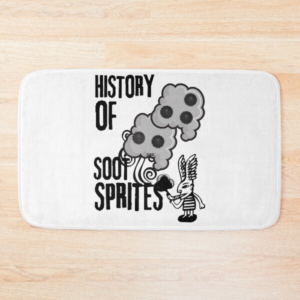 Item preview, The history of the soot sprite, funny cartoon Japanese black soot. designed and sold by HoneyMilkTeex.