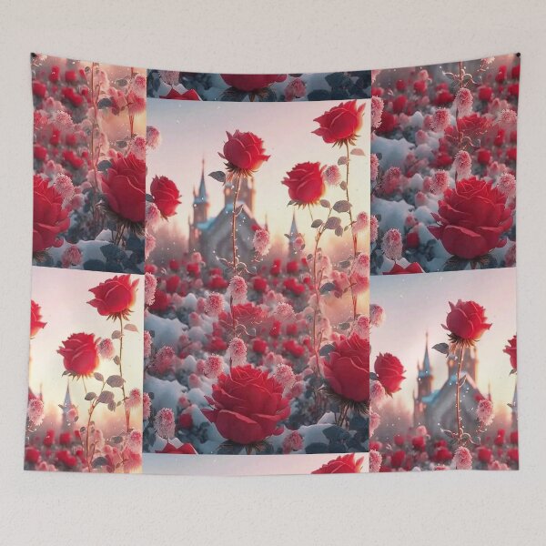 Item preview, id81 Beautiful Rose Garden, Beautiful Weather, Beautiful Red Roses, Rosebuds, Rose Field   Winter Heart, Love Tree, Romantic Patterns, Broken Sad Hearts, Valentine's Day , February 14 designed and sold by bcbutika.