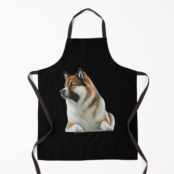 Aperçu de l'œuvre Chien Akita avec fond naturel à l'incroyable surréalisme créée et vendue par adembulut.