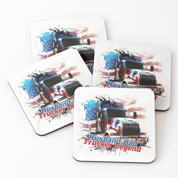 Item preview, Husband Dad Trucker Legend designed and sold by pixeldizajn.