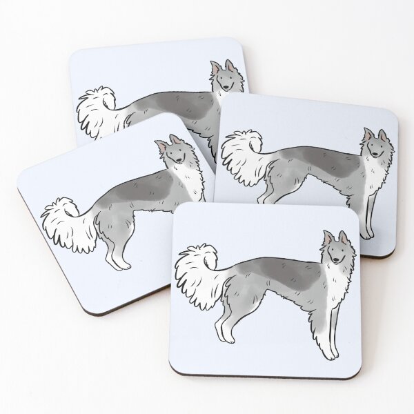 Item preview, Silken windhound dog cute illustration designed and sold by Yarafantasyart.