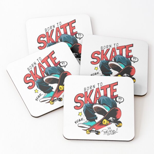 Item preview, Skate, Born To Skate, Skateboard designed and sold by Skateboard-Art.