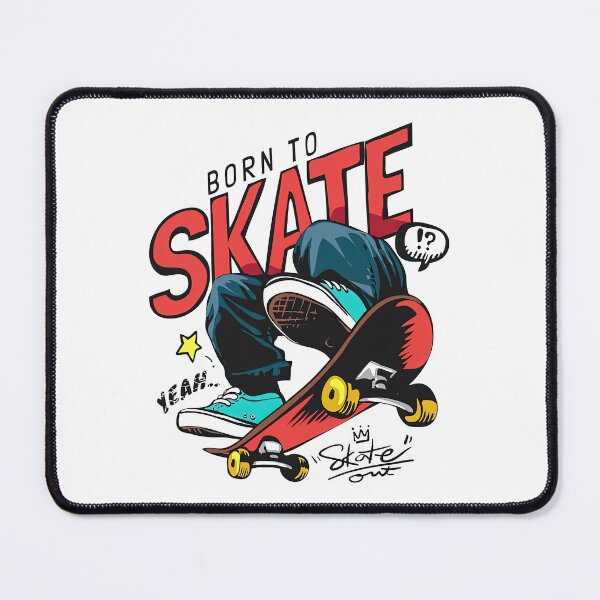 Item preview, Skate, Born To Skate, Skateboard designed and sold by Skateboard-Art.