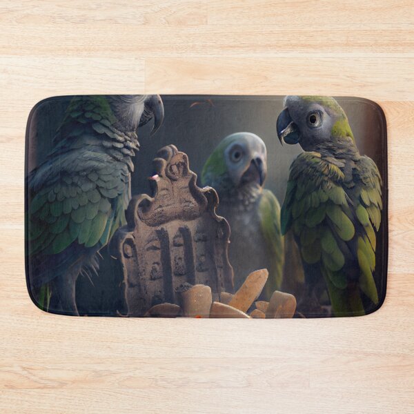 Item preview, Parrots at the Graveyard Waffle Digital Painting designed and sold by CodeAndColors.