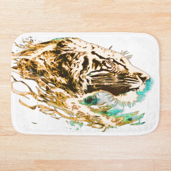 Item preview, Tiger with a fiery mane. Orange W designed and sold by Wild-Horizons.