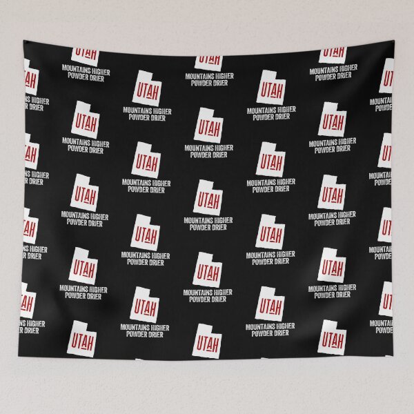 Item preview, UTAH MOUNTAINS HIGHER POWDER DRIER state USA pride United States   designed and sold by w1ckerman.
