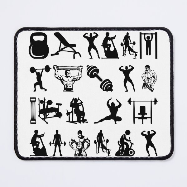 Item preview, Funky gym workout shirt collage designed and sold by Leeloks.
