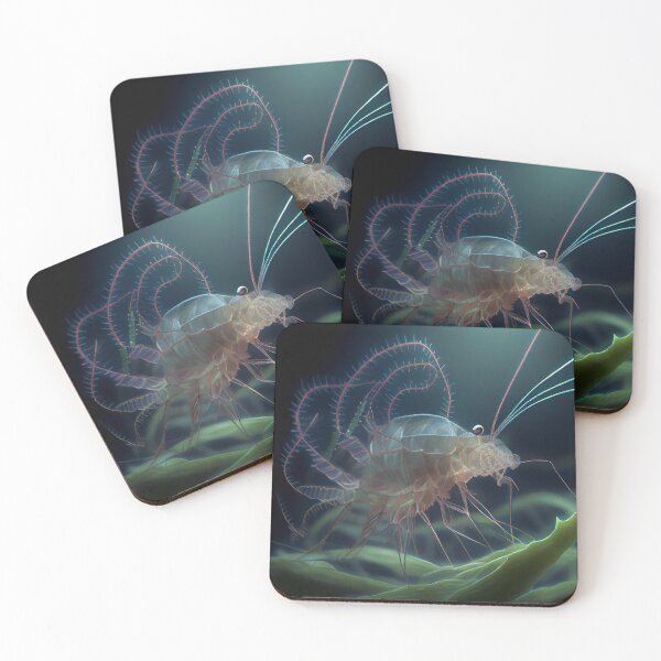 Item preview, The Bacteriums Squawking Quill and Trellised Shrim Digital Painting designed and sold by CodeAndColors.