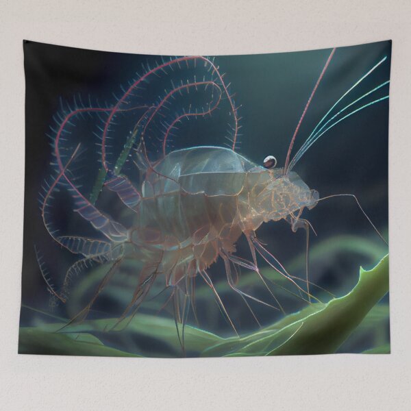Item preview, The Bacteriums Squawking Quill and Trellised Shrim Digital Painting designed and sold by CodeAndColors.