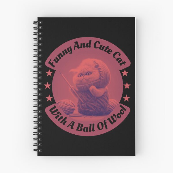 Item preview, Funny and Cute Cat with a Ball of Wool designed and sold by designerpriti.