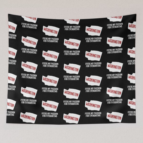 Item preview, WASHINGTON EVERGREENS state USA pride United States designed and sold by w1ckerman.