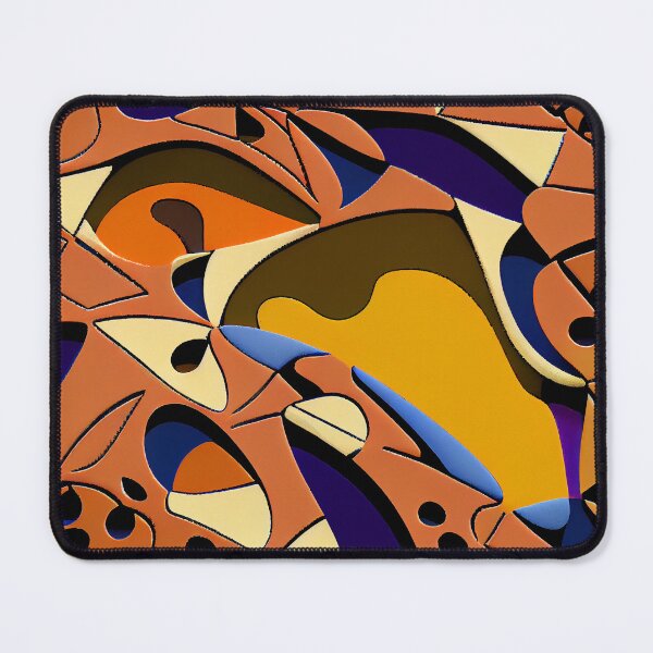 Item preview, Clay Surreal Simple Semi Abstract European Pattern Digital Painting designed and sold by CodeAndColors.