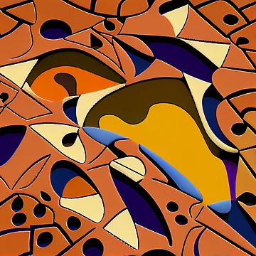 Vorschaubild zum Design Clay Surreal Simple Semi Abstract European Pattern Digital Painting von CodeAndColors