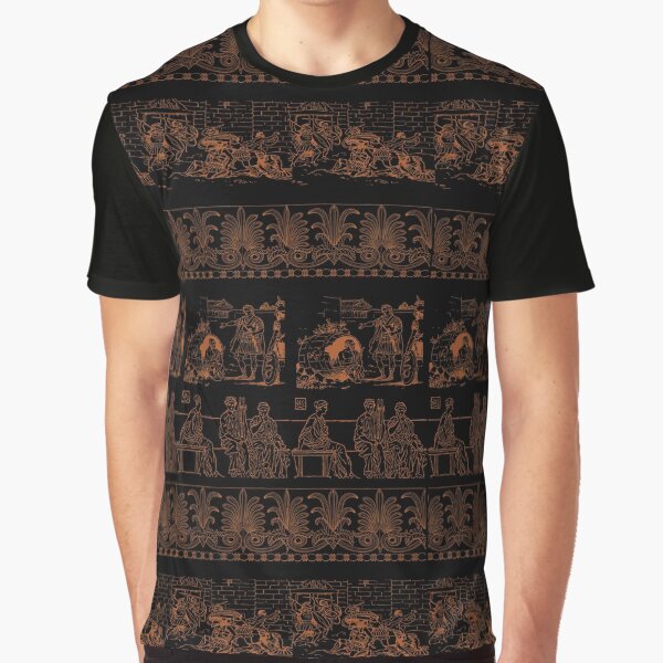 Aperçu de l'œuvre Mythologie grecque Grèce antique T-shirt intégral créée et vendue par Brasil365.