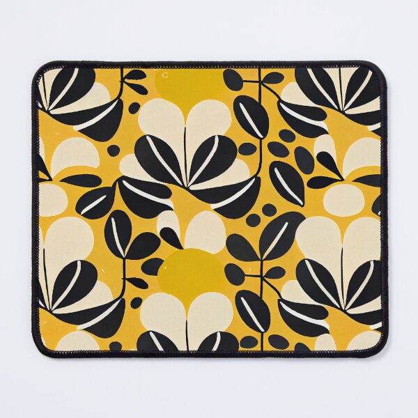 Artikelvorschau, Thick Flat Yellow Minimal California Chic Pattern Digital Painting entworfen und verkauft von CodeAndColors.