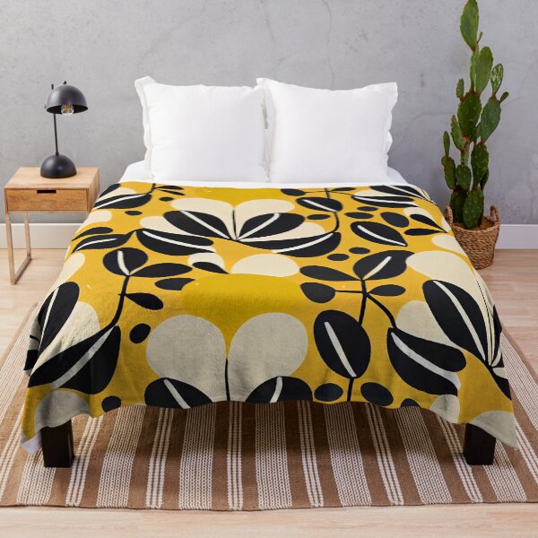 Artikelvorschau, Thick Flat Yellow Minimal California Chic Pattern Digital Painting entworfen und verkauft von CodeAndColors.