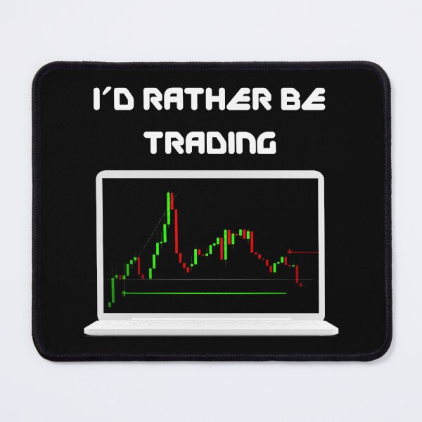 Item preview, I'd Rather Be Trading - Crypto Stocks Trader designed and sold by The-Vault.