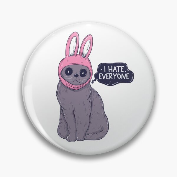 Item preview, I hate everyone cat designed and sold by Jess.a.creates.