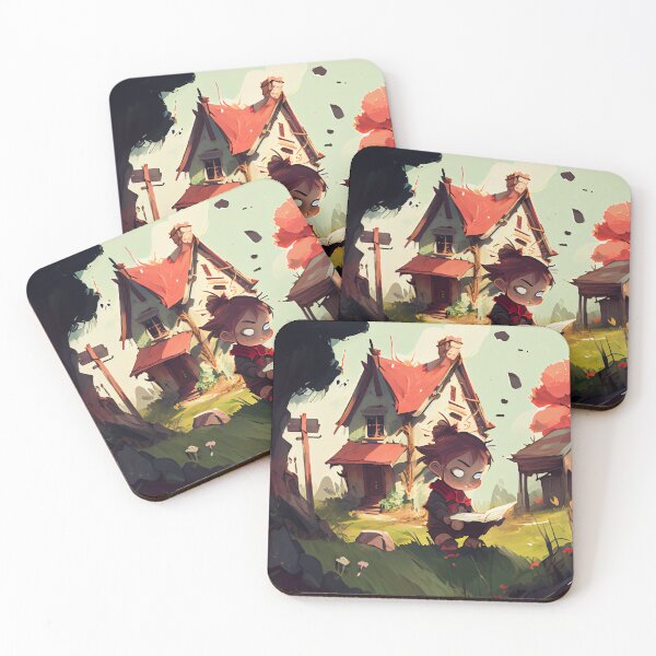 Item preview, Yard  Pen A Splotchy Tale Digital Painting designed and sold by CodeAndColors.