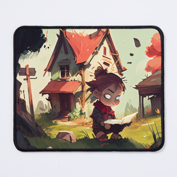 Artikelvorschau, Yard Pen A Splotchy Tale Digital Painting entworfen und verkauft von CodeAndColors.
