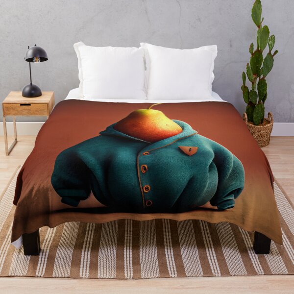 Aperçu de l'œuvre Clothing Yam and Pear Digital Painting créée et vendue par CodeAndColors.
