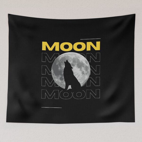 Item preview, Moon Wolf T-Shirt designed and sold by mahdi ⭐⭐⭐⭐⭐.