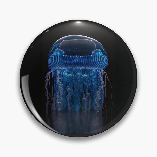 Item preview, Radiant Jellyfish Charm On Black designed and sold by LightInTheDark.