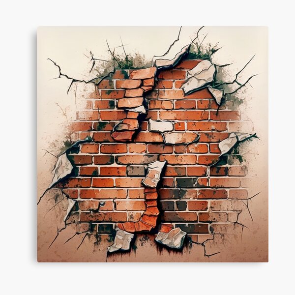 Item preview, Old Brick Wall designed and sold by Wall-Art-Design.