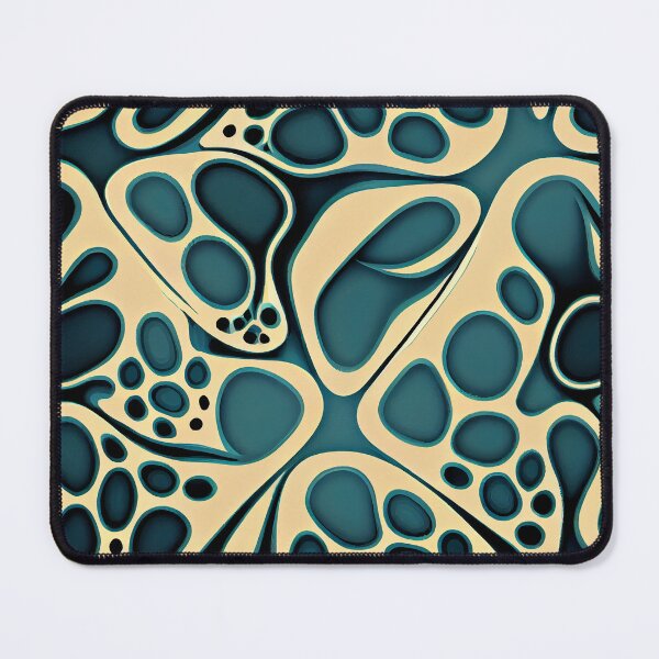 Item preview, Futuristic Simple Organic Animal Print Pattern Digital Painting designed and sold by CodeAndColors.