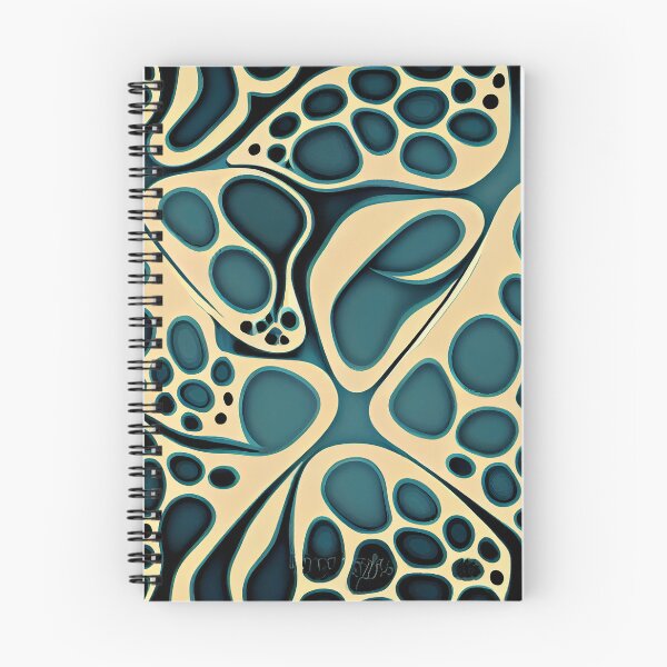 Item preview, Futuristic Simple Organic Animal Print Pattern Digital Painting designed and sold by CodeAndColors.