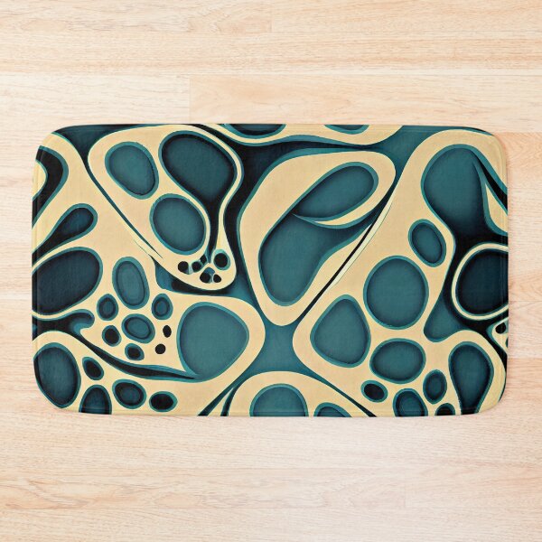 Item preview, Futuristic Simple Organic Animal Print Pattern Digital Painting designed and sold by CodeAndColors.