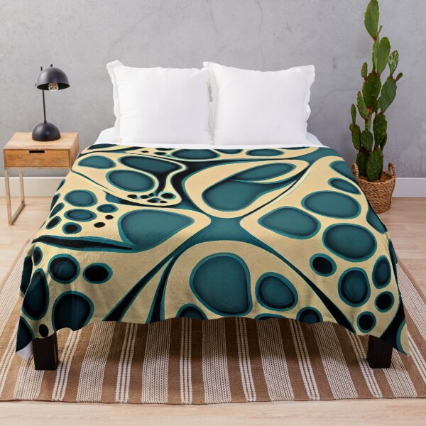 Item preview, Futuristic Simple Organic Animal Print Pattern Digital Painting designed and sold by CodeAndColors.