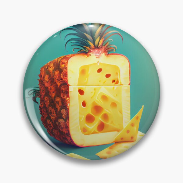 Item preview, Cheesy Pineapple Dreams Digital Painting designed and sold by CodeAndColors.