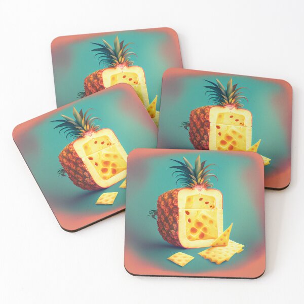 Item preview, Cheesy Pineapple Dreams Digital Painting designed and sold by CodeAndColors.