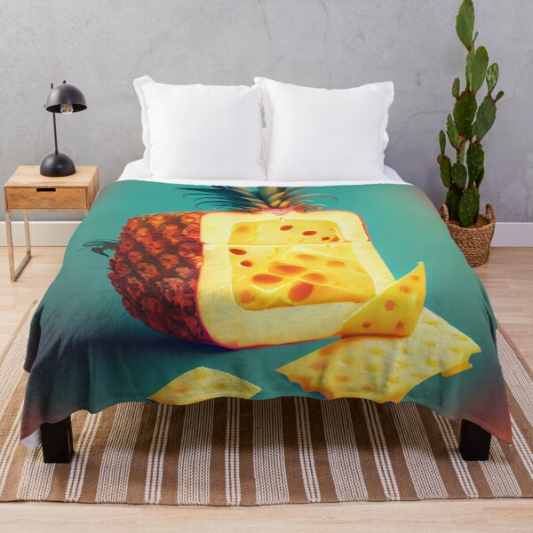 Item preview, Cheesy Pineapple Dreams Digital Painting designed and sold by CodeAndColors.