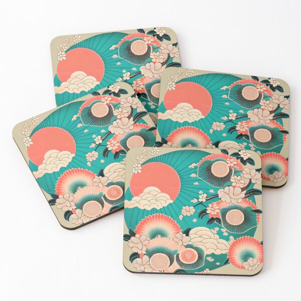 Item preview, Relaxed Dreamy Asian Pattern Digital Painting designed and sold by CodeAndColors.