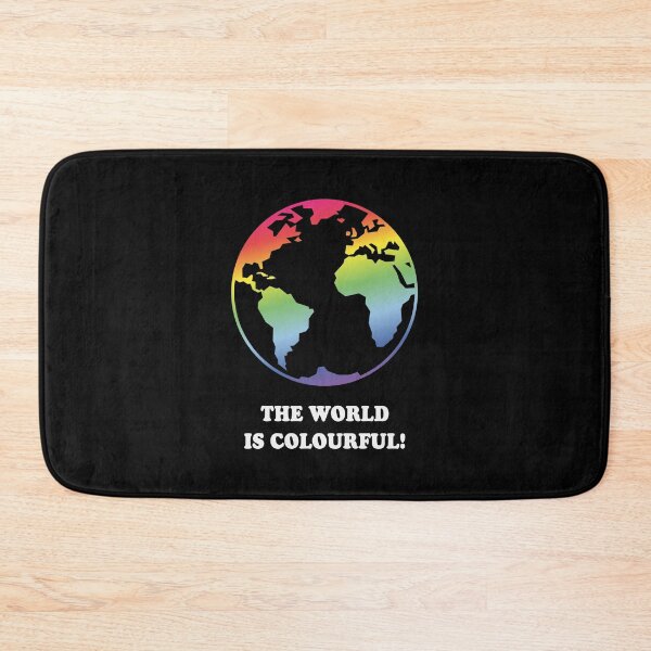 Item preview, The World Is Colourful! (Earth / Rainbow Colours) designed and sold by MrFaulbaum.
