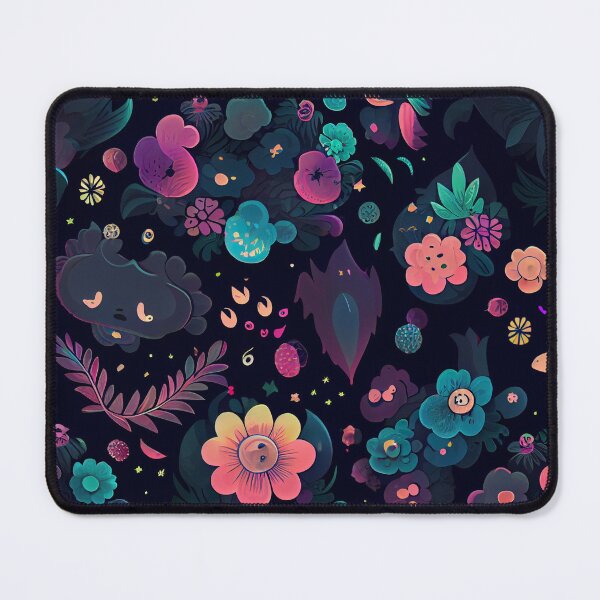 Artikelvorschau, Impressionist Detailed Kawaii Dark Transitional Pattern Digital Painting entworfen und verkauft von CodeAndColors.