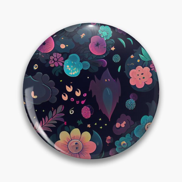 Artikelvorschau, Impressionist Detailed Kawaii Dark Transitional Pattern Digital Painting entworfen und verkauft von CodeAndColors.