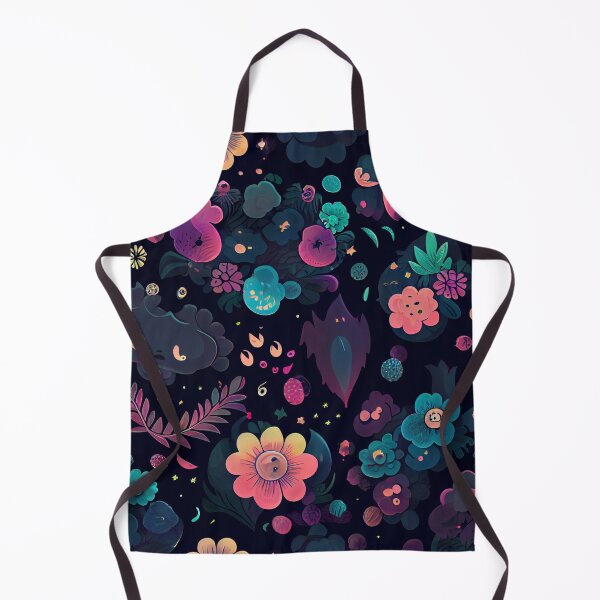 Item preview, Impressionist Detailed Kawaii Dark Transitional Pattern Digital Painting designed and sold by CodeAndColors.
